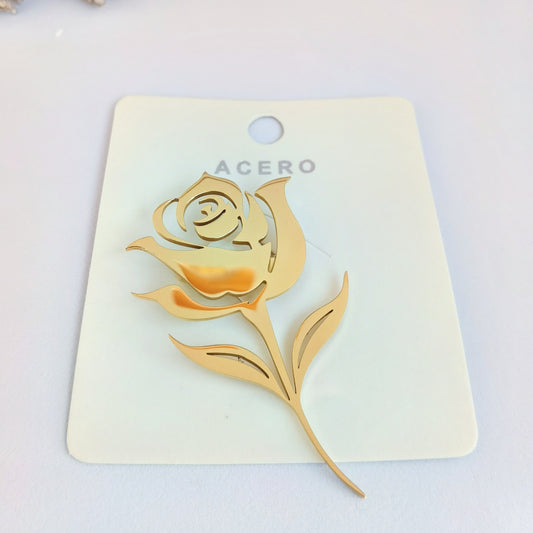 Broche Rosa Moderna